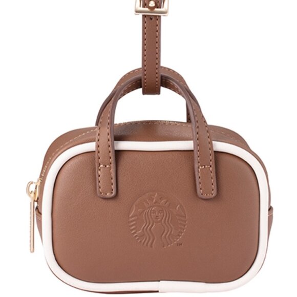 Starbucks Taiwan 2025 summer RETRO MINI tote bag- siren brown - Picture 4 of 4